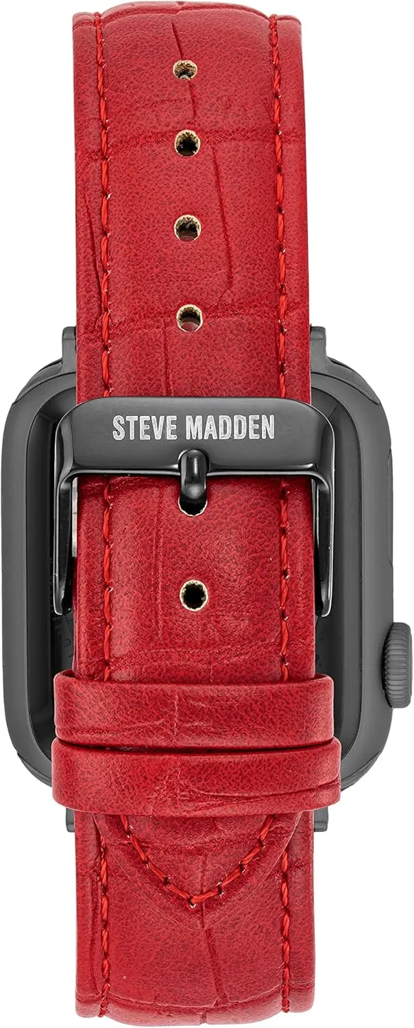Croco-Grain Band for Apple Watch Steve Madden slide Fashion 