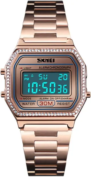 Cuff Bracelet Dress Analog Quartz Watch Gosasa Fashion Women Digital Casual sequoia nurse Rhinestones Square Dial Bangle 