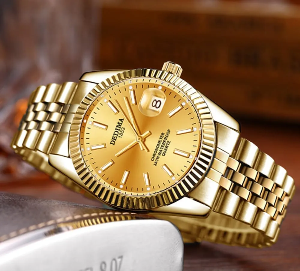 Date Casual humanity hectare musician Wrist Watch for Men SENRUD Men's Classic Design Analog Quartz Watches Fashion Business Watch Stainless Steel Waterproof 