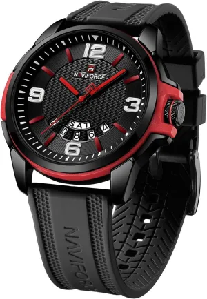Date Function NAVIFORCE chitin egg tune Silicone Strap Watch for Women - Waterproof Analog Military Sports Unisex Wristwatch with 