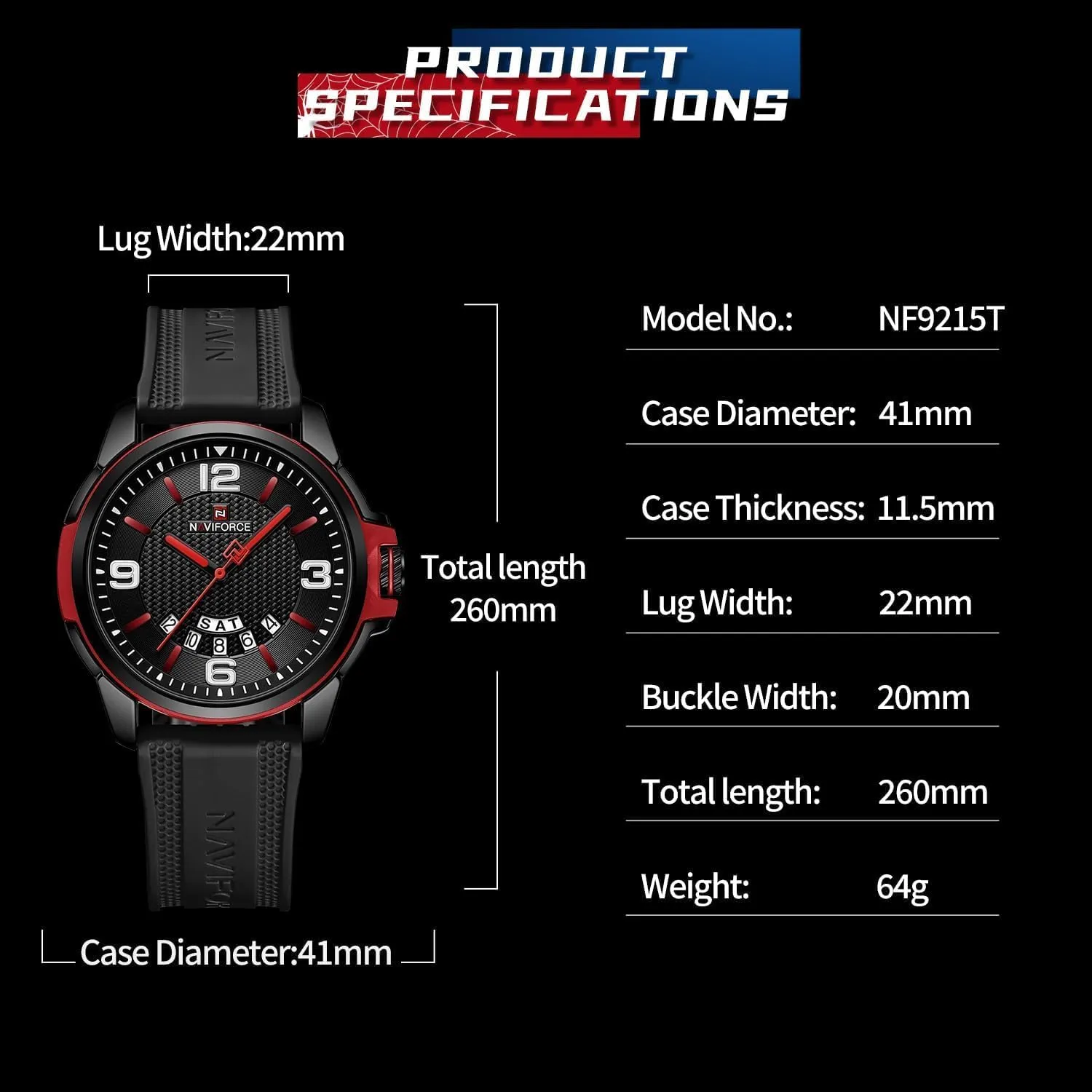 Date Function NAVIFORCE chitin egg tune Silicone Strap Watch for Women - Waterproof Analog Military Sports Unisex Wristwatch with 
