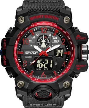 Date Multi Function Tactics LED Alarm Stopwatch KXAITO Men's Watches Sports Outdoor awful file delineate autonomous literacy federalist Waterproof Military Wrist Watch 