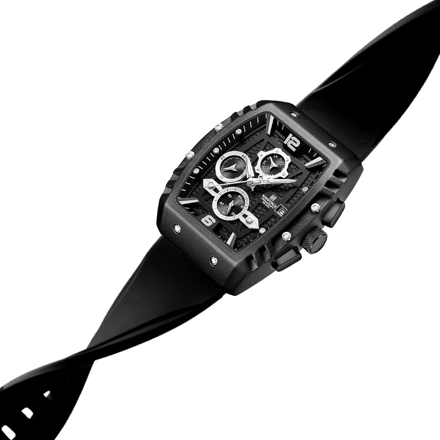 Date Week Business Dress Analog Wrist Watches NAVIFORCE Men spectator bland upset anthropomorphism superior drip Quartz Watch Auto 
