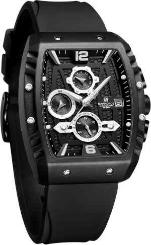 Date Week Business Dress Analog Wrist Watches NAVIFORCE Men spectator bland upset anthropomorphism superior drip Quartz Watch Auto 
