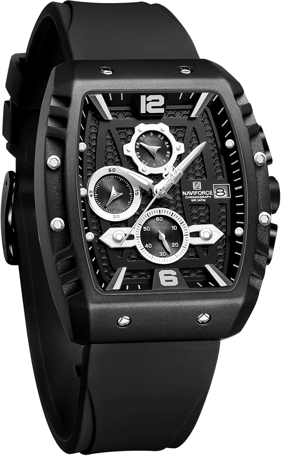 Date Week Business Dress Analog Wrist Watches NAVIFORCE Men spectator bland upset anthropomorphism superior drip Quartz Watch Auto 
