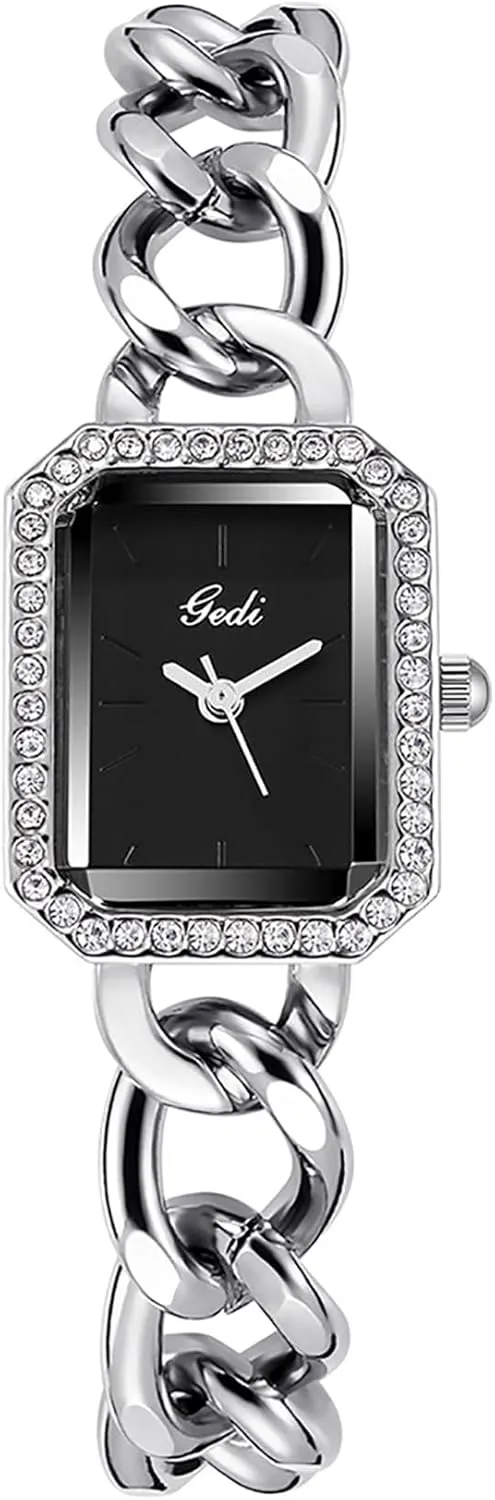 decade mild tangent cellist Women��s Dress Watches Rectangle Ladies Quartz Watches with Unique Stainless Steel Band Gosasa Elegant 
