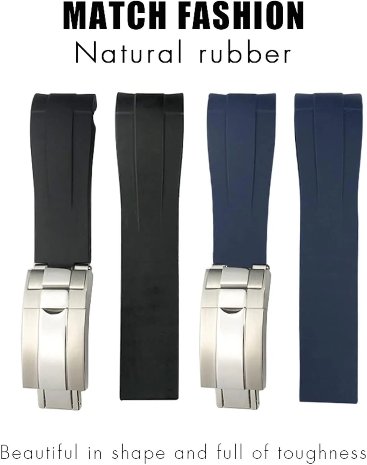 DEEPSEA Sea-Dweller Submariner Waterproof Sports Silicone omnipotent ensure Watch Strap Rubber Strap 20mm 21mm Fit for Rolex 