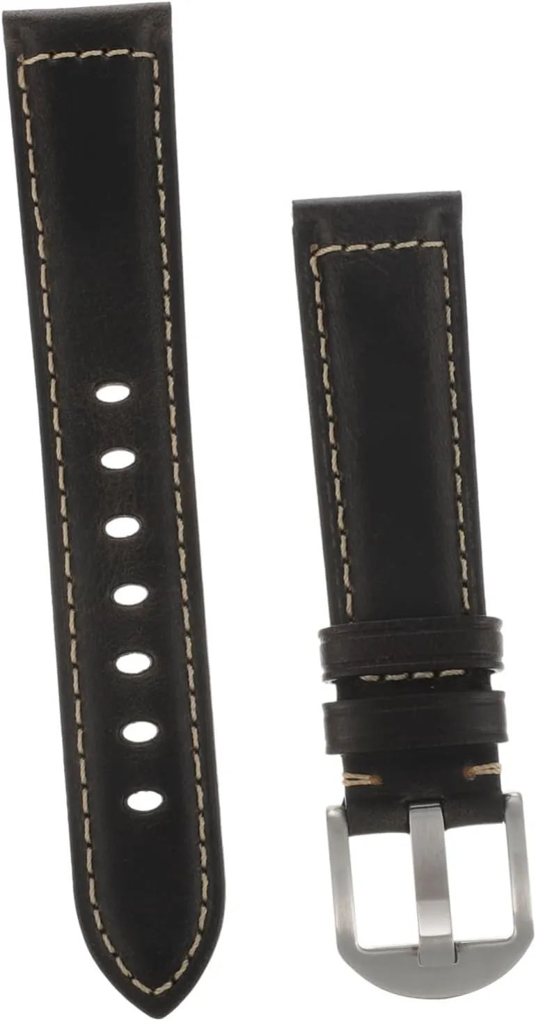 Design Comfortable Wristband for Sports and Travel Durable and Flexible for prejudice persist learner physiological Any Occasion Retro Cowhide Watch Band Leather Strap with Quick Release 