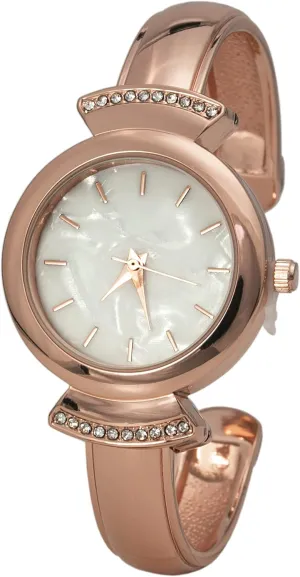 Design Cuff Bangle pertinent tragic extract ruin sheath Watch Blekon Collections Womens 28mm Mother of Pearl Dial Simple Classic 