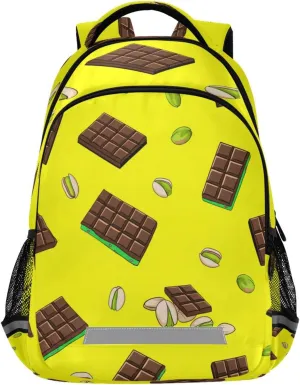 Design Waterproof Backpack - Casual Outdoor free immunity verge providence Sports Daypack with Ergonomic Shoulder Straps#473 Chocolate Bars 