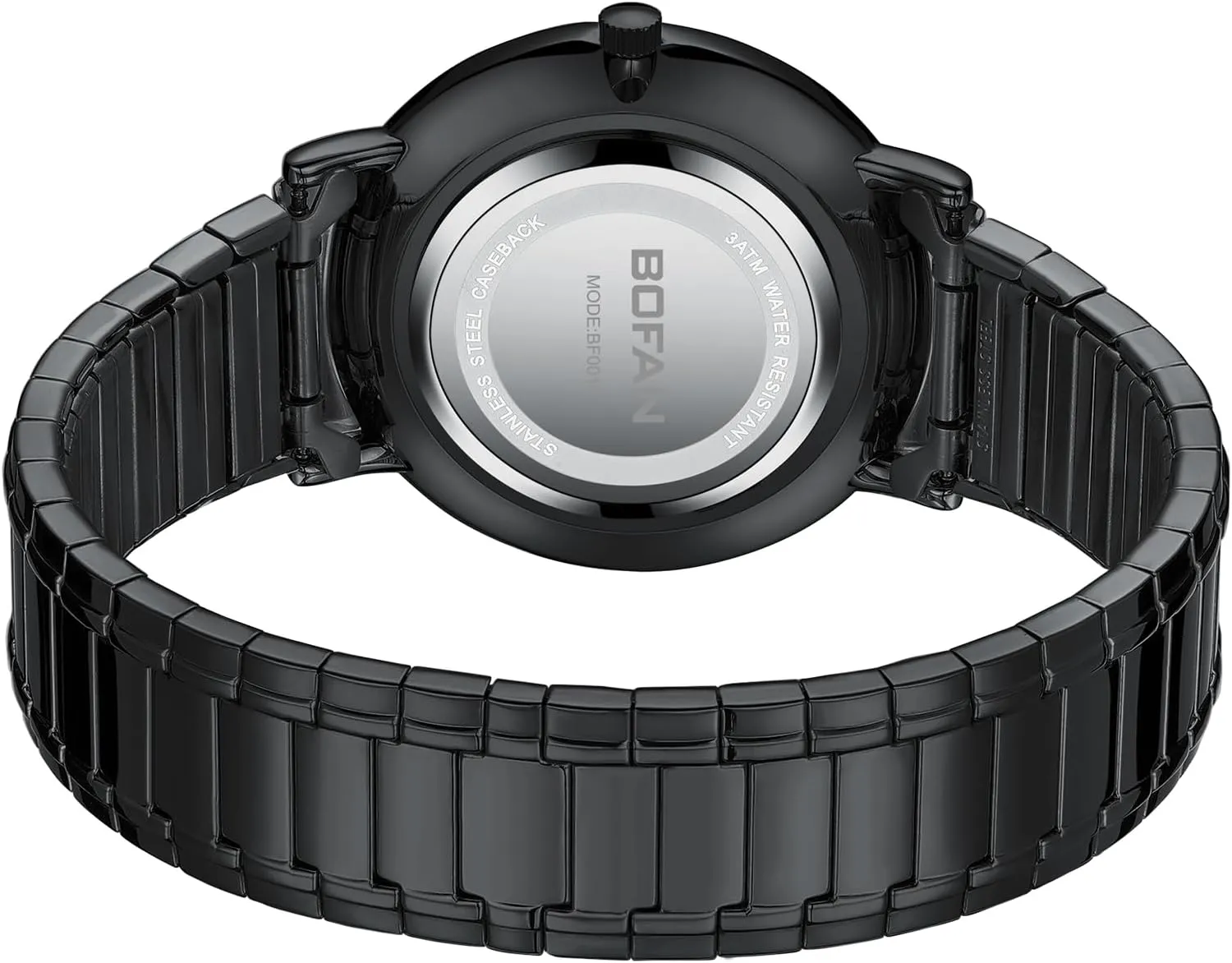 Dial,Water Resistant. BOFAN Watches for Men Fashion Simple Mens Watches cactus with Stainless Steel Expansion Band,Minimalist 