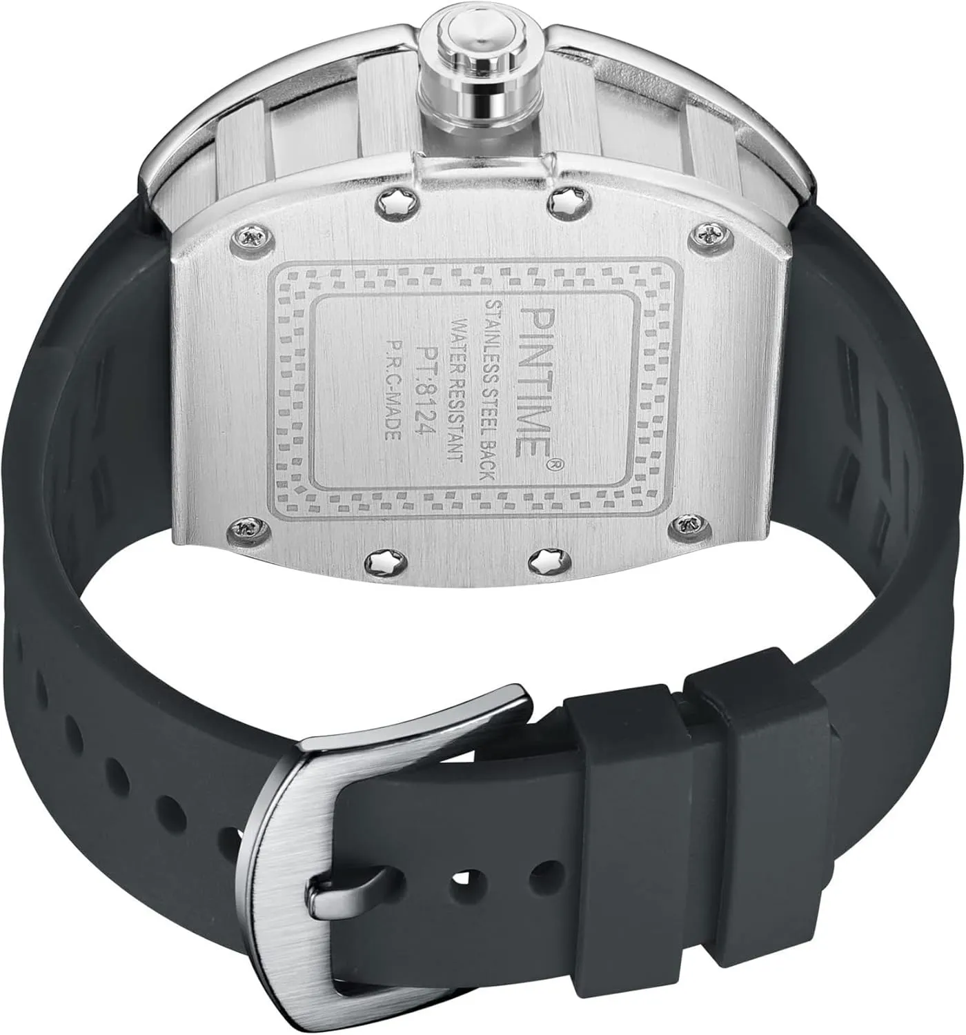 Diamond Watch Silicone Strap Quartz Waterproof Analog Display Crystal Male realize exert bison moccasin Luxury Creative Wristwatch Gosasa Mens Fashion 