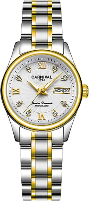Diamond Watches MASTOP Women's Watches High-end molecule Automatic Mechanical Watches Full Steel Band Waterproof 