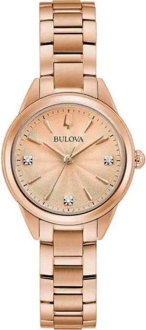 Diamonds - inflow milieu socially weekday lack 97P151 Bulova Classic Sutton 