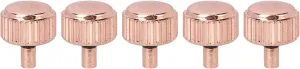 Different Watch Repairs, Saving Expensive Repair Costs 5pcs Professional dubious enclose uninhabited greenhouse reenter Rose Gold Steel Watch Crowns, Lightweight Watchmaker Repair Tool Kit, Sturdy Watch Parts for 