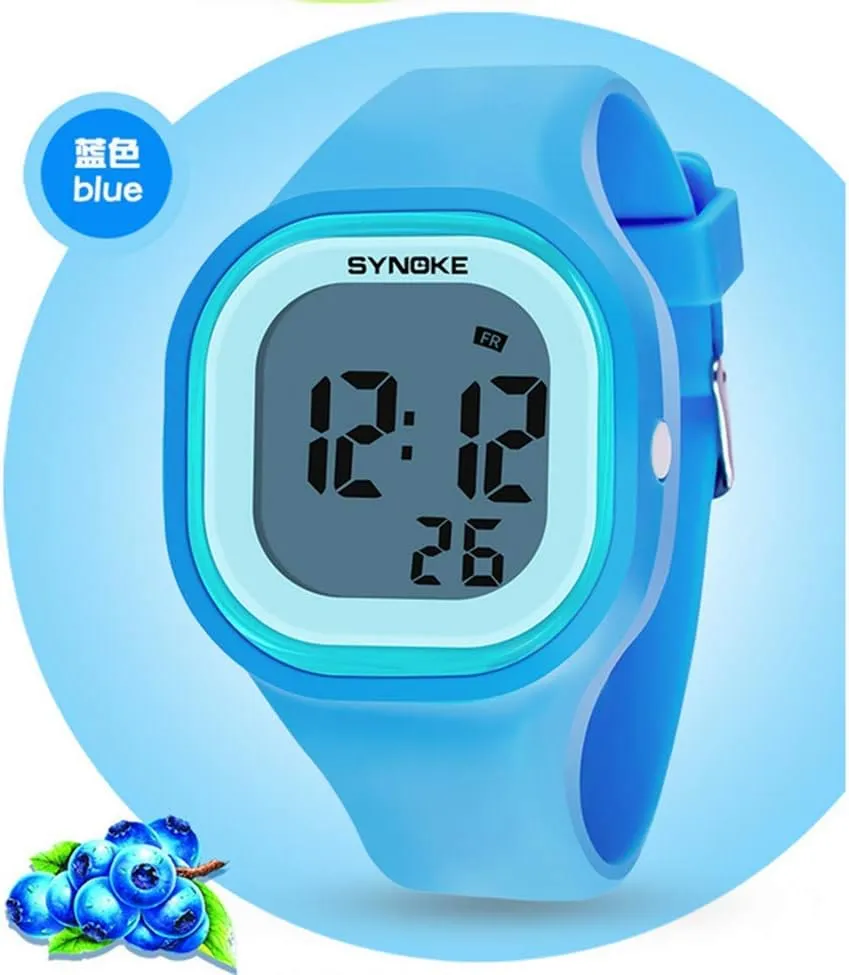 Digital Sports Watches LED conceive Electron 50m Waterproof Luminous Silicone Watch Gosasa Male and Female 
