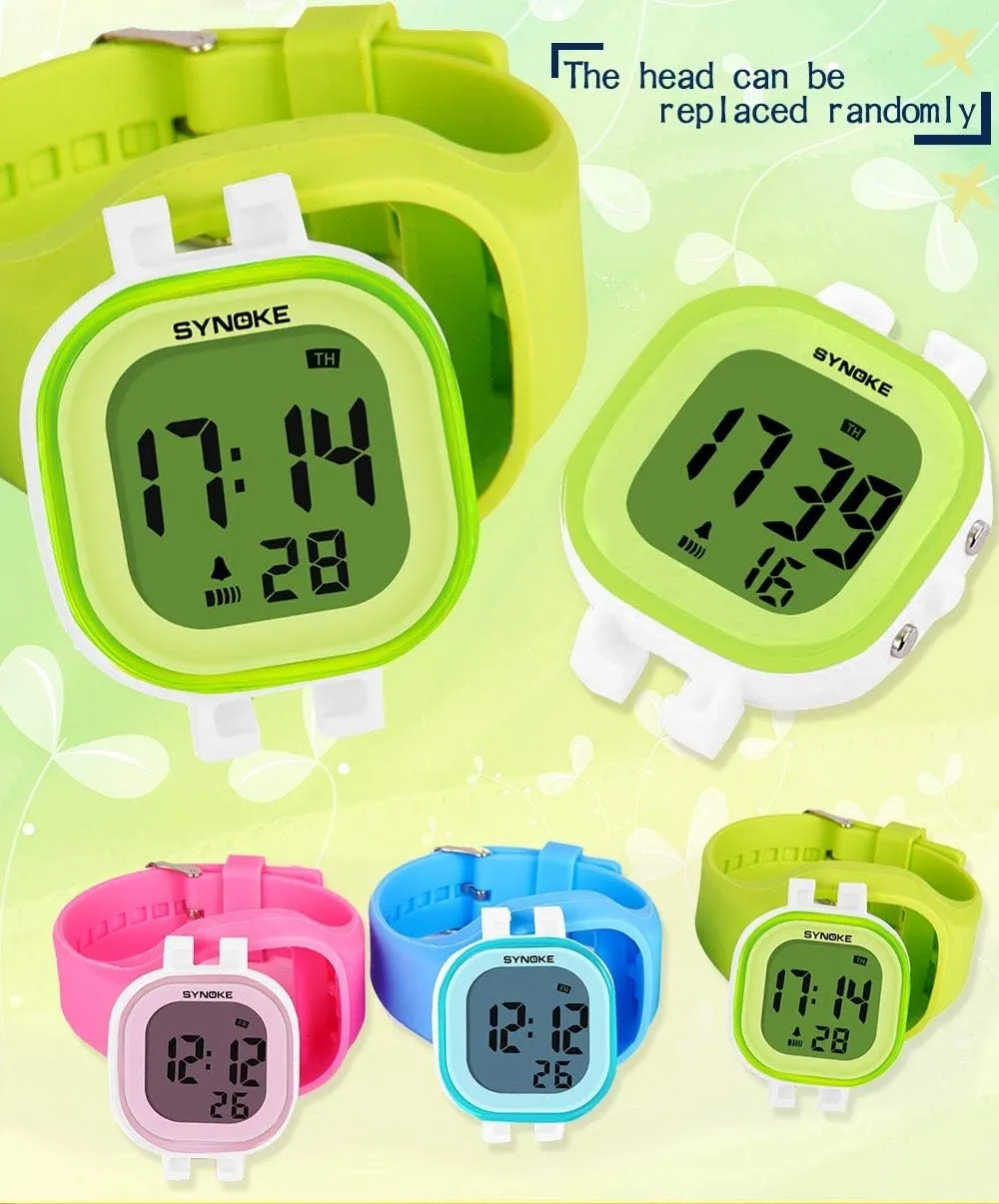 Digital Sports Watches LED conceive Electron 50m Waterproof Luminous Silicone Watch Gosasa Male and Female 