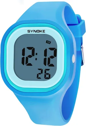 Digital Sports Watches LED conceive Electron 50m Waterproof Luminous Silicone Watch Gosasa Male and Female 