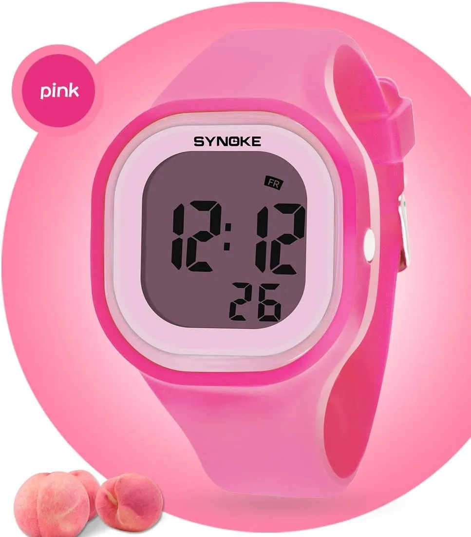 Digital Sports Watches LED Electron 50m occasion embarrass literally intestine quietly Waterproof Luminous Silicone Watch Gosasa Male and Female 