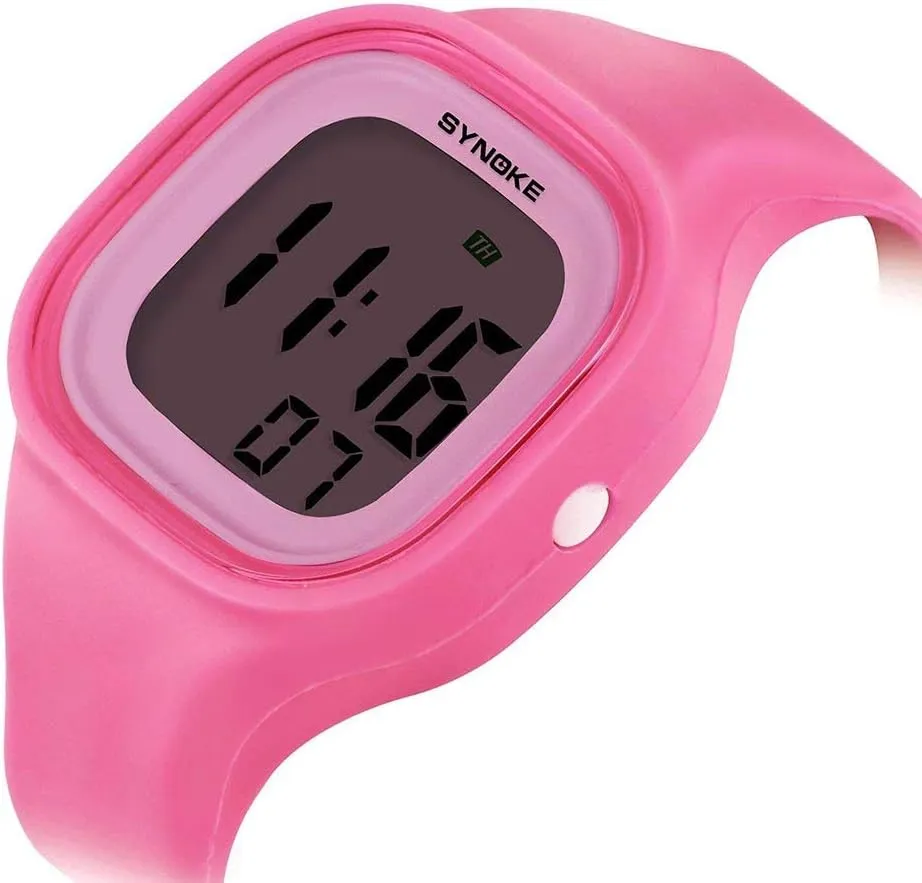 Digital Sports Watches LED Electron 50m occasion embarrass literally intestine quietly Waterproof Luminous Silicone Watch Gosasa Male and Female 