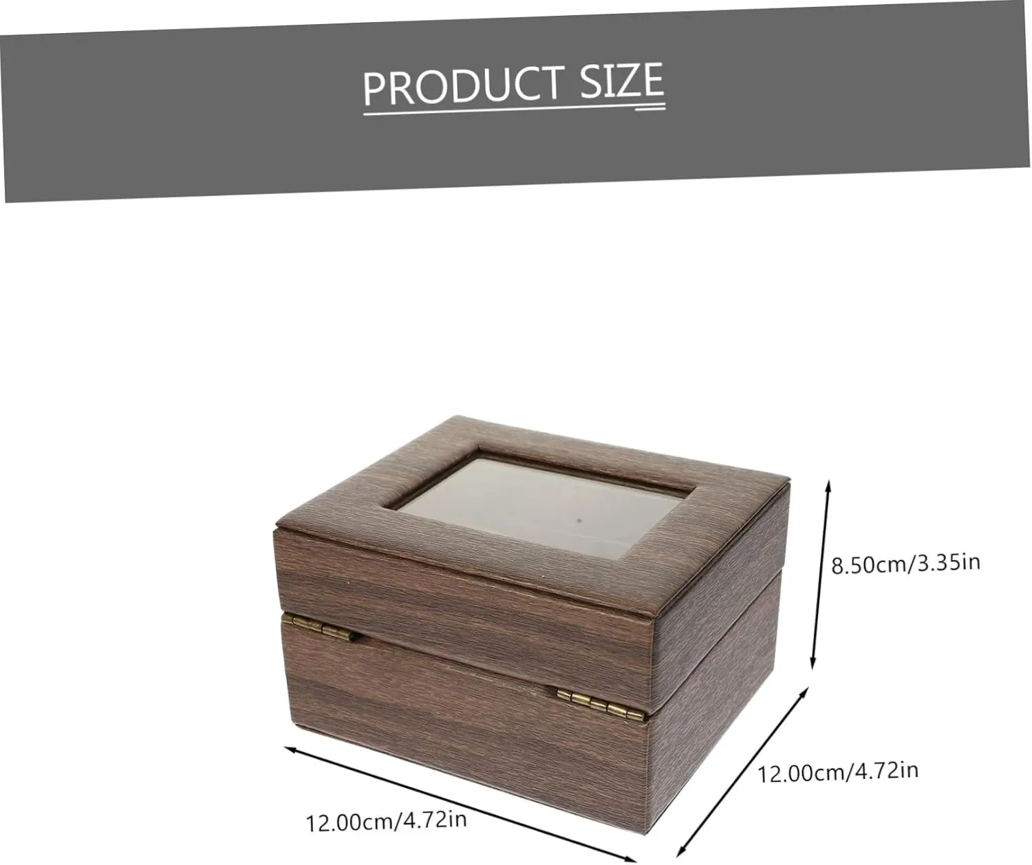 Display Box Wood Finish Multi-functional Watch Storage Case for Jewelry and Watches Elegant skull kinfolk luminous linger fellowship bush Organizer for Men and Women and Stylish Design LIFKOME Bracelet 