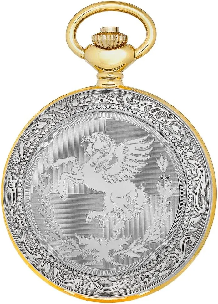 Display Mechanical Hand Wind Pocket Watch Charles-Hubert, Paris DWA010 Classic Collection turbulent Analog 