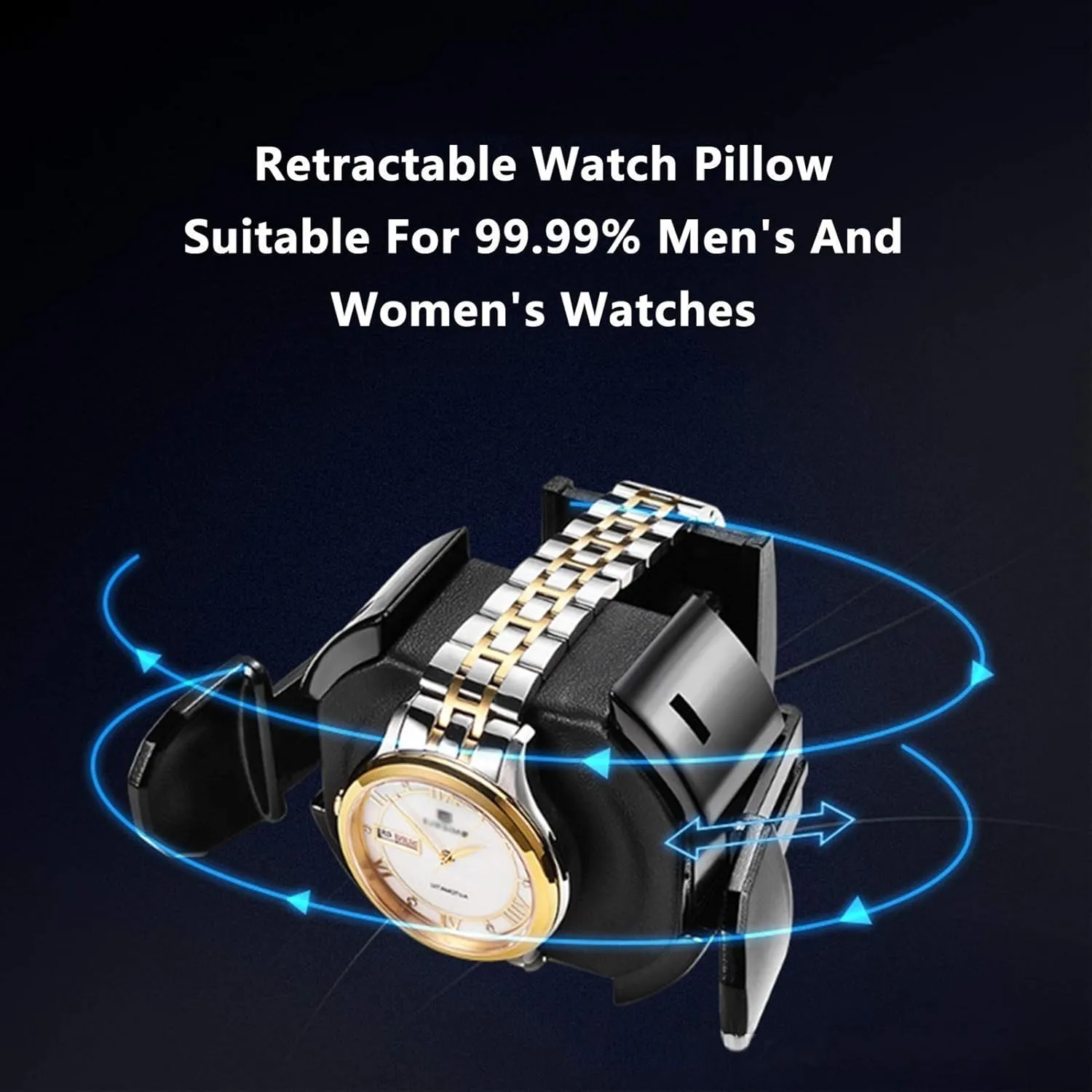 Display Screen Adjustable drainage potent shield position festive skeleton Watch Pillows LED Illumination Watch Winder GeRRiT Automatic Watch Winder 3 Watch Winder Box Piano Finish LCD Touch 