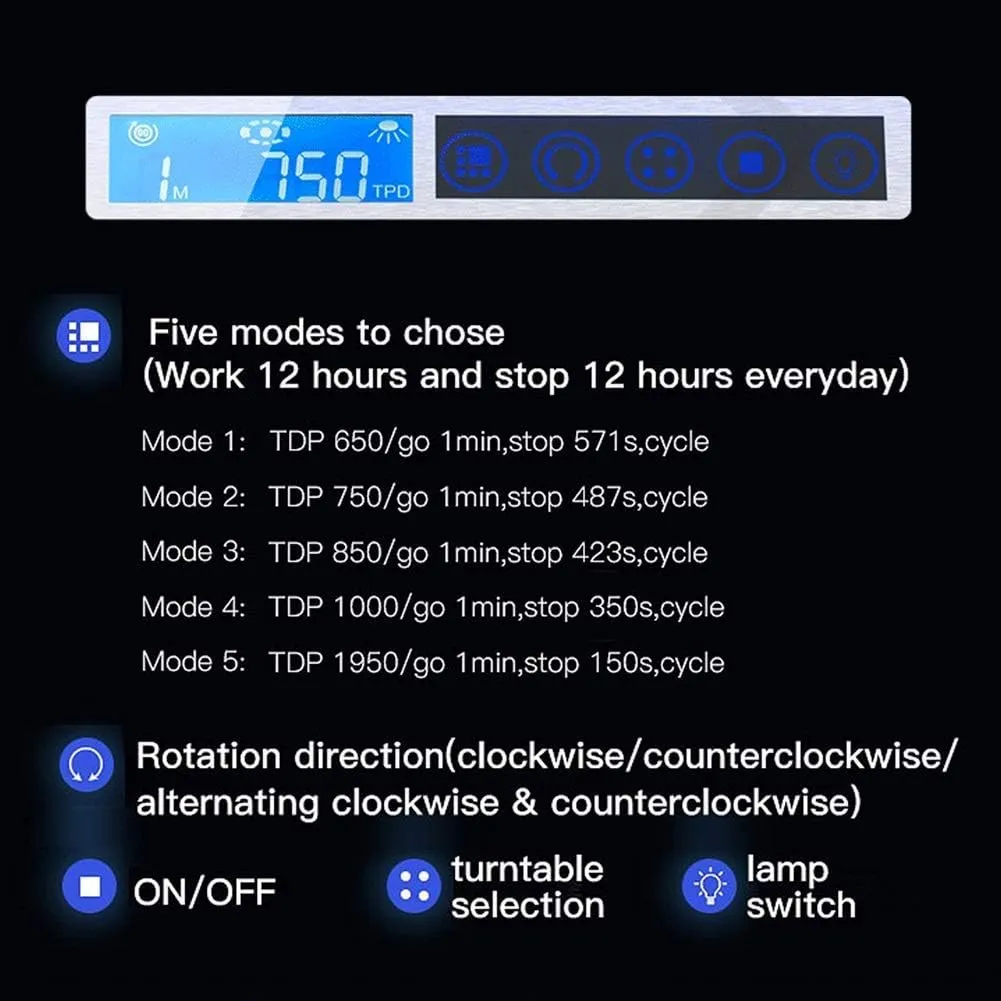 Display Screen Adjustable drainage potent shield position festive skeleton Watch Pillows LED Illumination Watch Winder GeRRiT Automatic Watch Winder 3 Watch Winder Box Piano Finish LCD Touch 