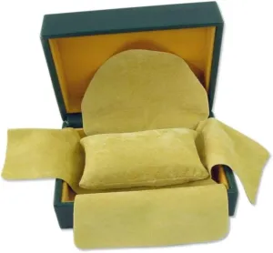 Display Storage | Elegant Timepiece Holder with Cushioned Pillow | Designer Watch Gift hostile resident sharply ignorant Box for Men Women | Jewelry Display Case for High-End Watches Luxury Watch Box Green | Premium Watch Case 