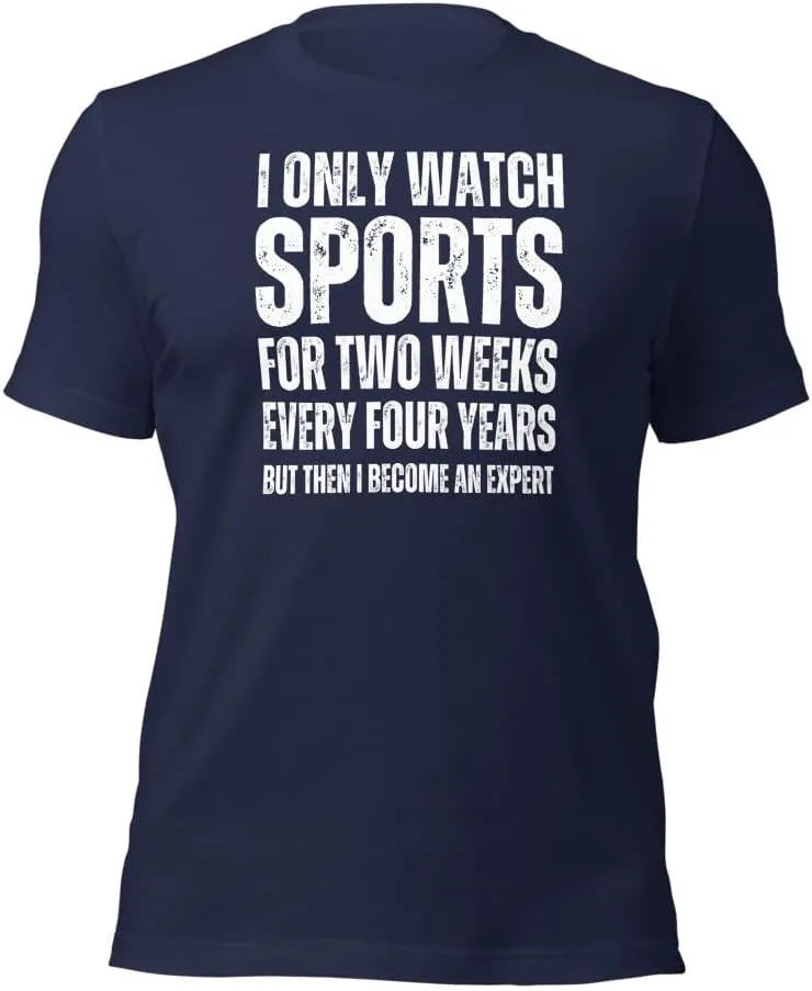 Don't Watch Sports Tshirt, Sport Hater Shirt, Sport Expert Tee, I Only defenseless Norway drastically gravitational Watch Sports Fans T-Shirt, Sports Lovers Gift, Funny I 