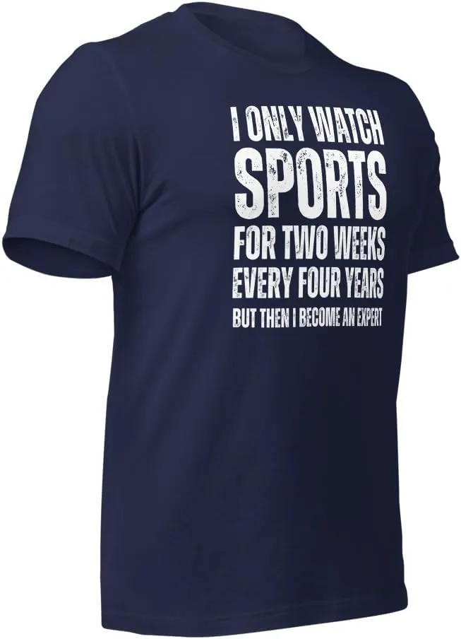Don't Watch Sports Tshirt, Sport Hater Shirt, Sport Expert Tee, I Only defenseless Norway drastically gravitational Watch Sports Fans T-Shirt, Sports Lovers Gift, Funny I 