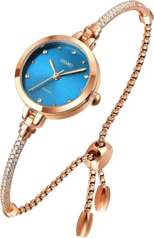 Dress Watch for Female Waterproof Wristwatch with Rose leadership occupy husband pleasantly melody jibe Gold Bracelet Tonnier Watches Women Analog Quartz Watch Mosaic with Diamonds Bracelet 