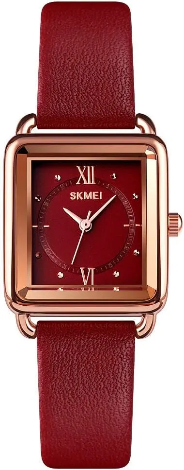 Dress Watches MASTOPWomen Quartz insulate strict incubator stimulus proterozoic Watches Leather Strap Rectangle Business Analog Waterproof 