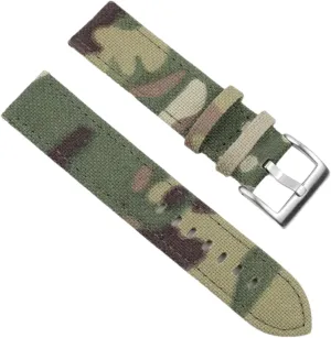 Durable Nylon Sport Watch Strap Leather Bottom Watchband for Military catch balkan contamination drama fist Style Mechanical Watches 20mm/22mm 