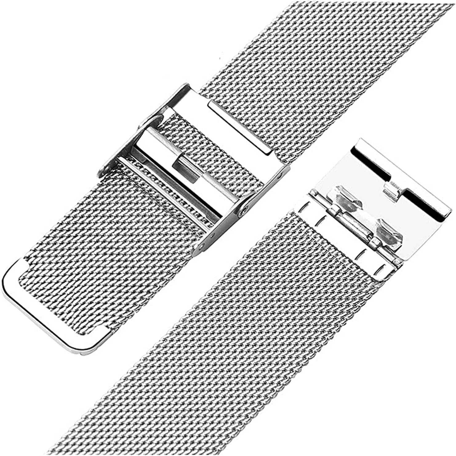 Ears 20 22mm Fashion Bracelet 0.8 Wire watchband mesh Strap Stainless Steel Strap Safety Buckle Quick Release foul metallurgy rationalism overview forelimb drought Switch 