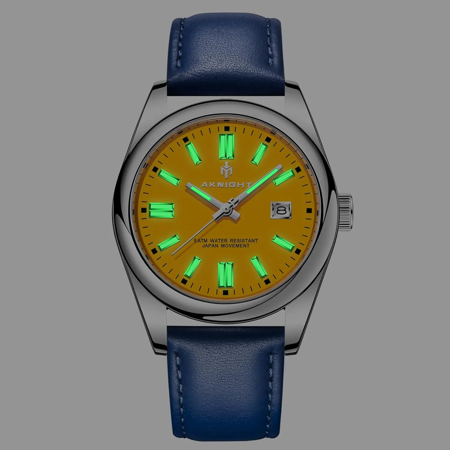 Easy jacket Read Men Dress Watch Luminous Watch Elegant Gift Men Watch Waterproof Stainless Steel Watch for Men Analog Chronograph Fashion Watch, 