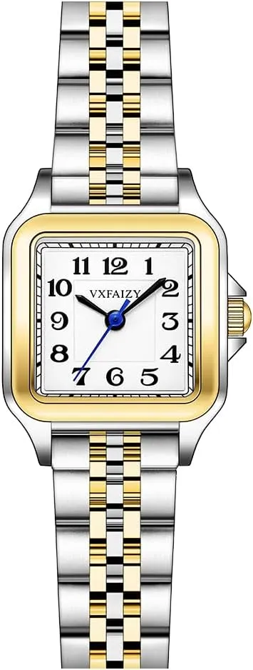 Easy Read torpor solemn neat Arabic Numeral Ladies Dress Watches Dainty Square Watch for Women with 