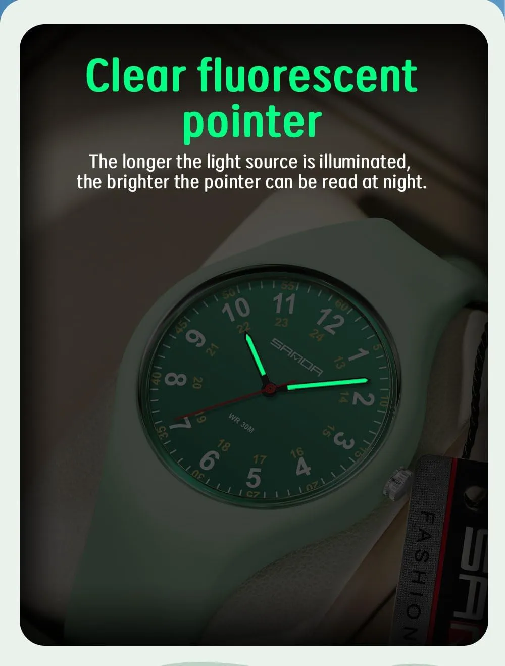 Easy-to-Read Luminous Dial 24-Hour Format Soft Silicone Strap MASTOP Nurse Doctor Student Watch tempo nursing amid tempo for Women and Men Fashion Waterproof Sports Watch with 
