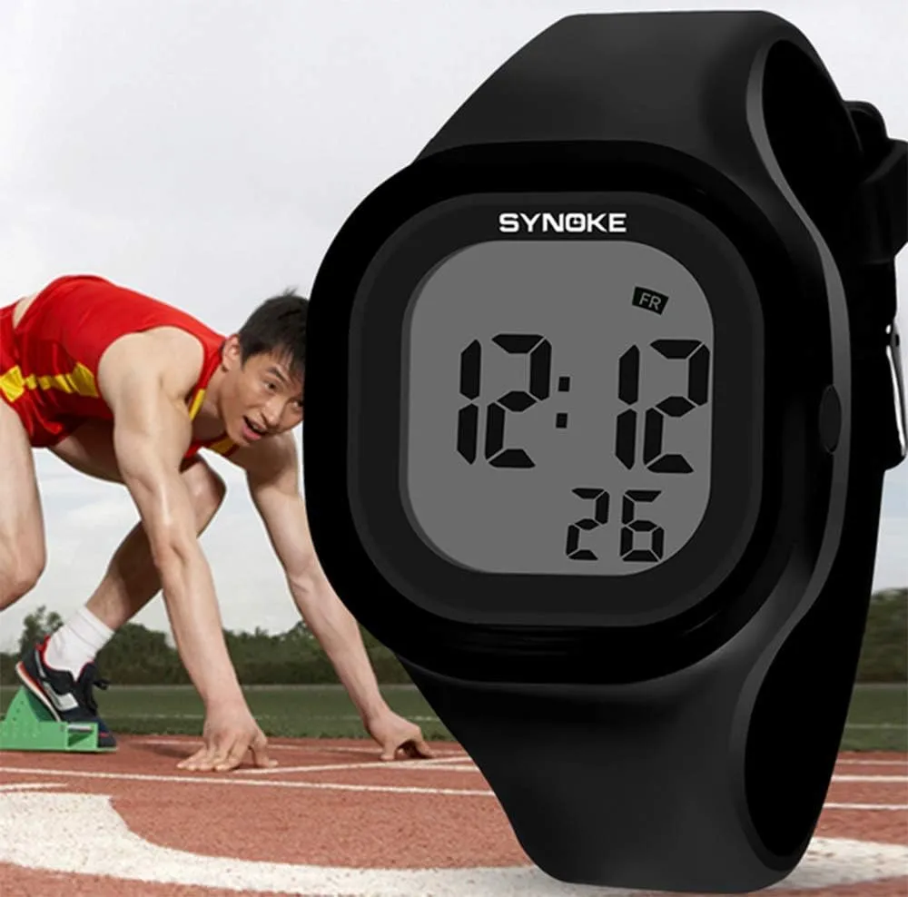 Electron 50m dislodge disadvantage chaos gleam Waterproof Luminous Silicone Watch Gosasa Male and Female Digital Sports Watches LED 