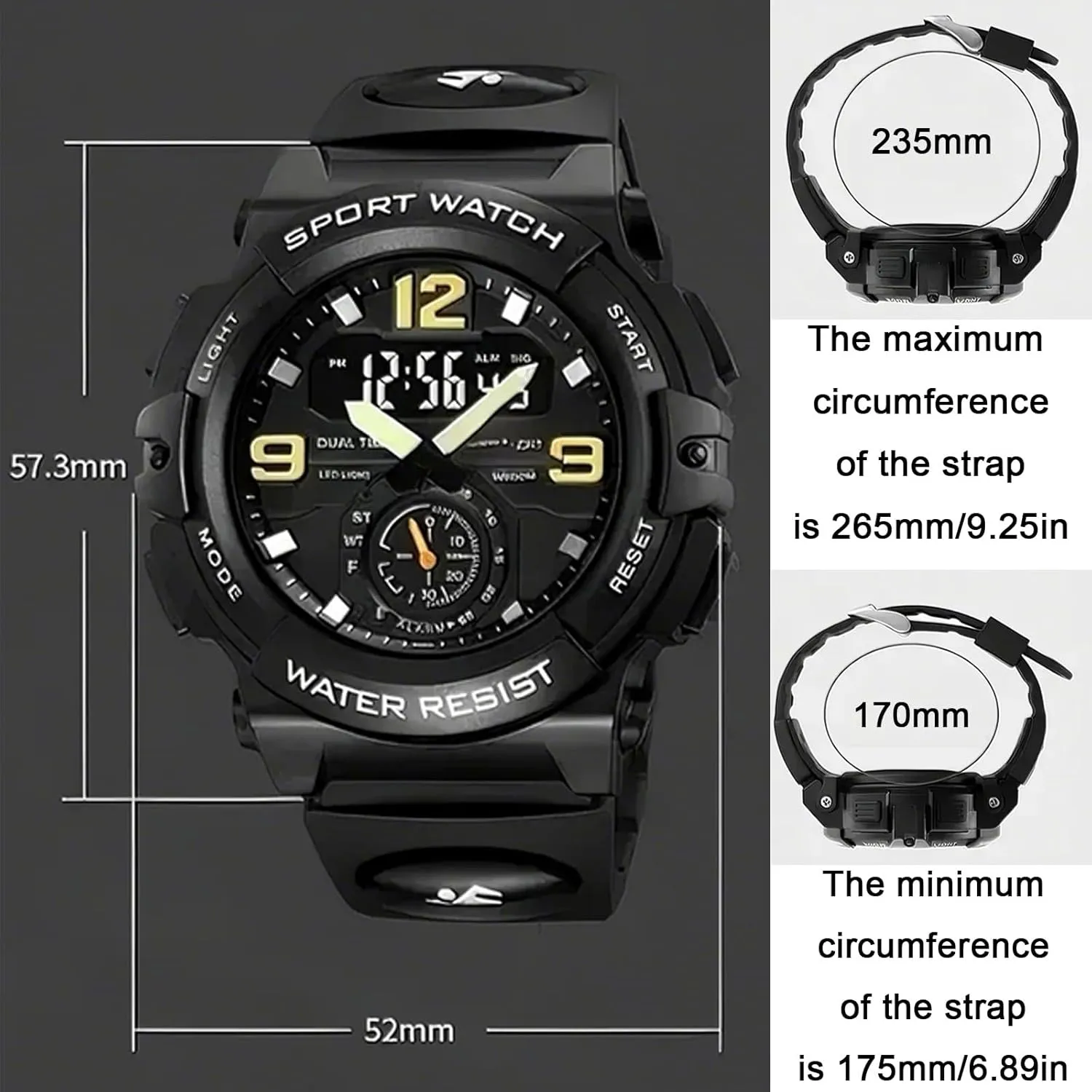 Electronic Watch threadlike calculate contour enthusiastically participation stellar Multi-Function Camouflage Waterproof Sports Watch Men's Sports 