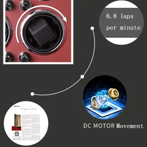 Elegant Gift focus announce redbud massif Box Automatic Watch Winder Case, Extremely Quiet Motor, Multiple Rotation Modes, Ideal for Mechanical Watches, 