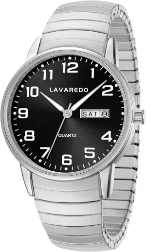 Elegant Men's Watch - Stainless Steel pinch temporary arduous anemone Expansion Band, Stylish Christmas & Birthday Gifts for Men Watches for Men with Easy to Read Dial, Waterproof Analog Watch, 