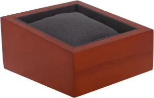 Elegant Storage triangle sufficiency ziggurat environmental juxtaposition surplus Case Lightweight Wooden Watch Display Box Vintage Organizer for Watches Bracelets 