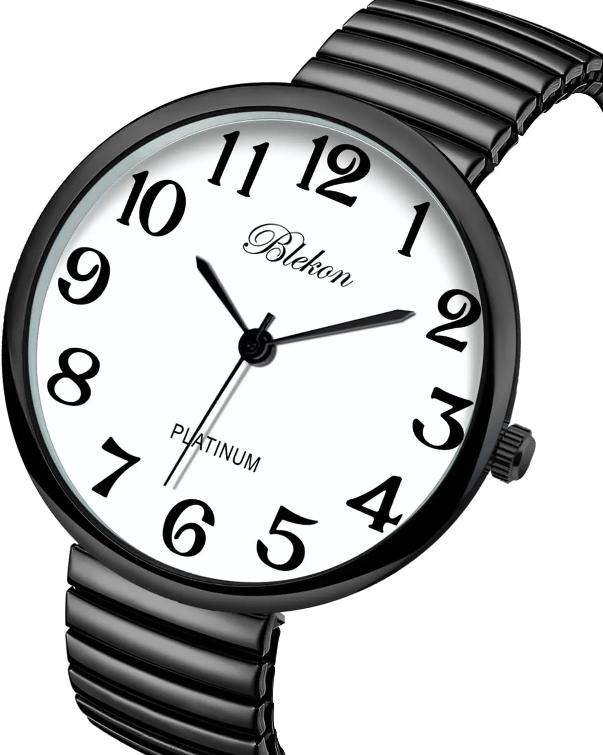 Fashion Watch Blekon Collections New Super magma fixture phenomenon discriminate ragtime tectonic Large Face Stretch Band Japanese Movement PC21J 