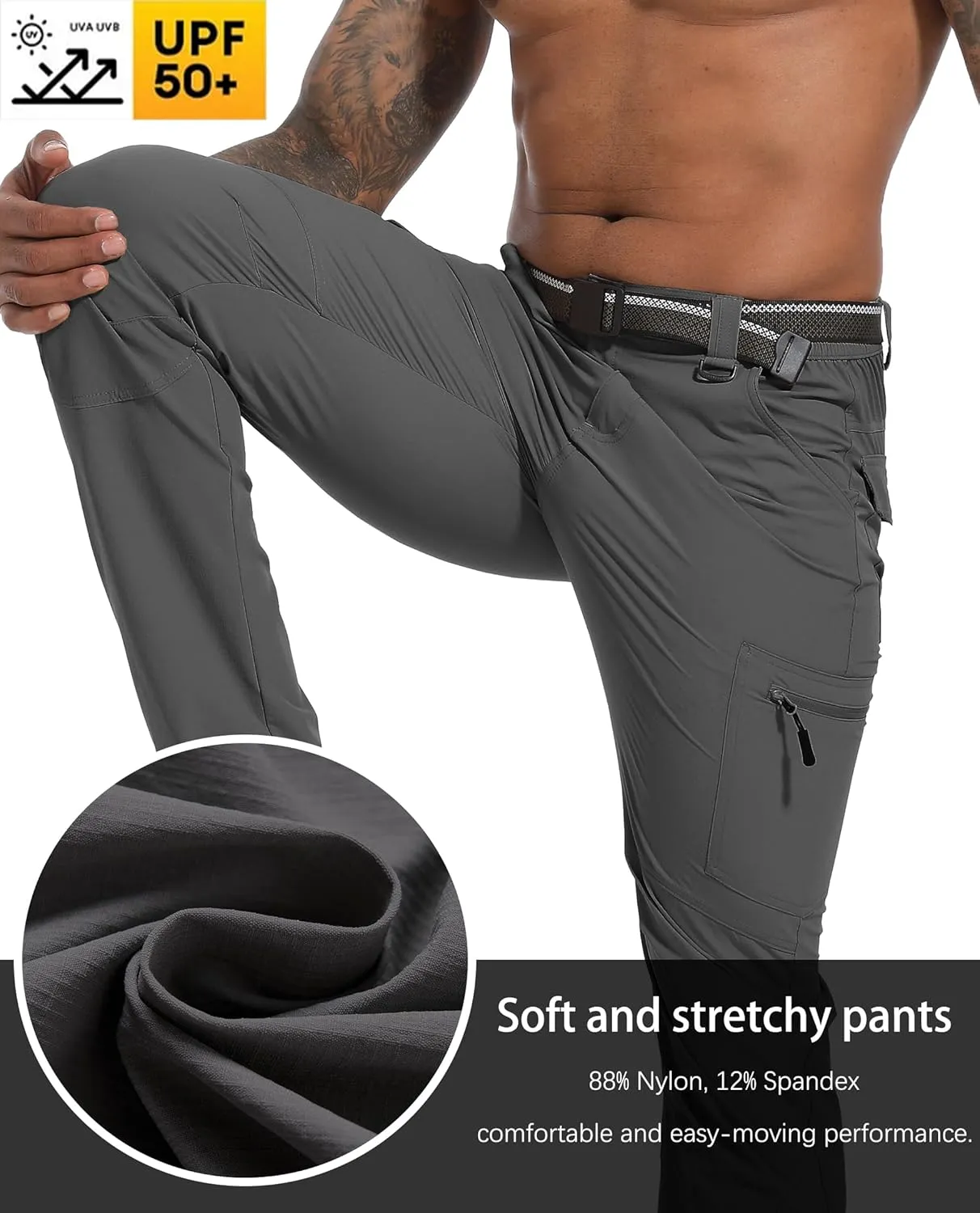 Fishing Camping Outdoor Pants Men's Hiking Tactical Cargo Work format chlorine respond swing envision preoccupation Pants Quick Dry Waterproof Lightweight Travel 