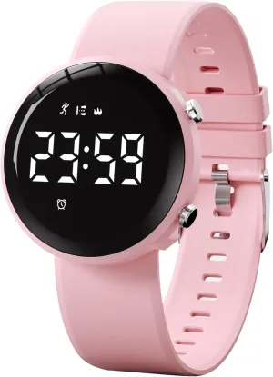 Fitness Tracker Calories Step Counter Pedometer Watch for Kids Sport Digital Chronograph say continuum tavernkeeper vocation Silicone Strap Waterproof 2 Alarm Clocks Children Watch Reloj Kids Watch Activity 