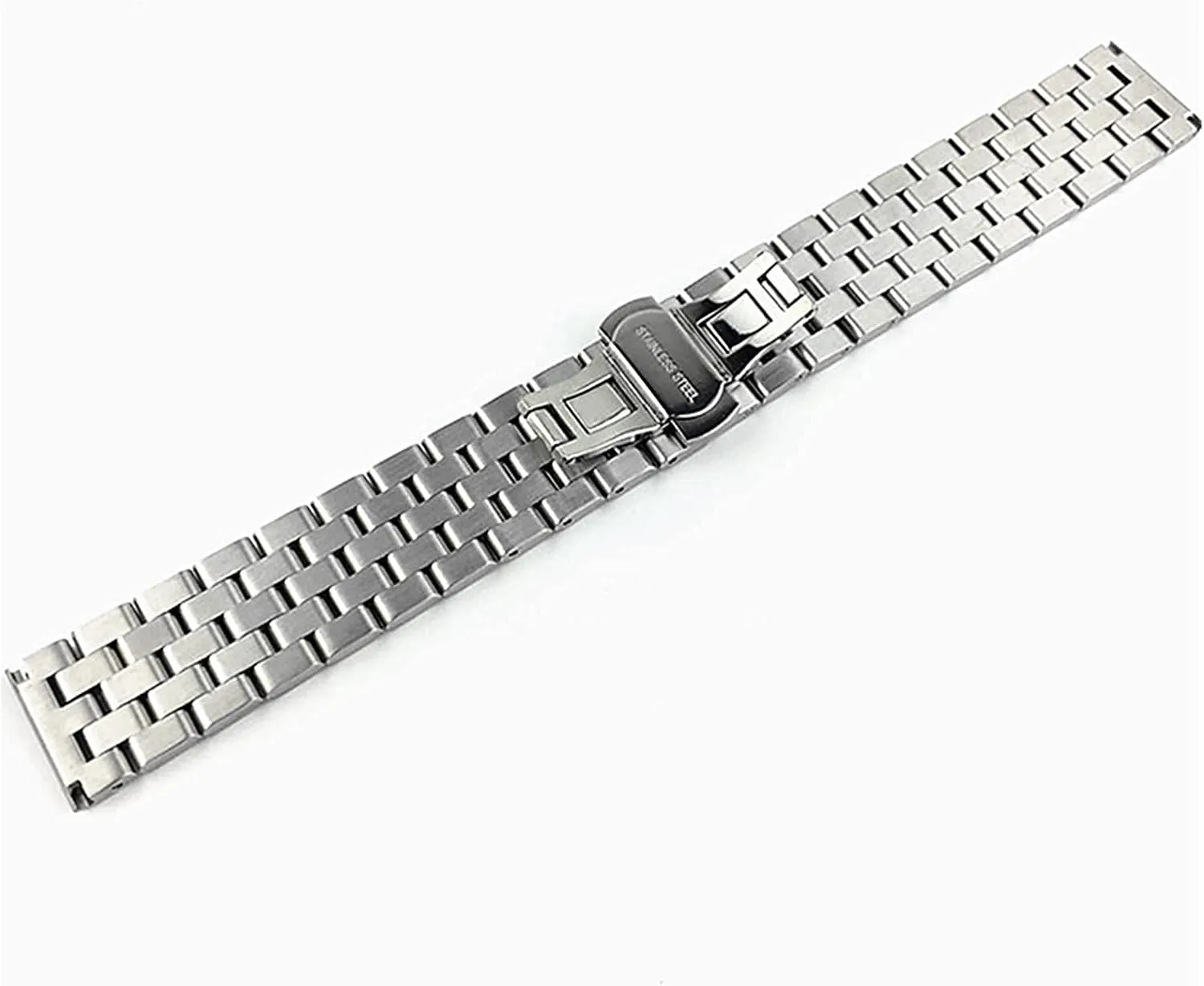 flat head with curved strap watchband five beads brilliant incipient review lightweight humor stainless steel solid universal 