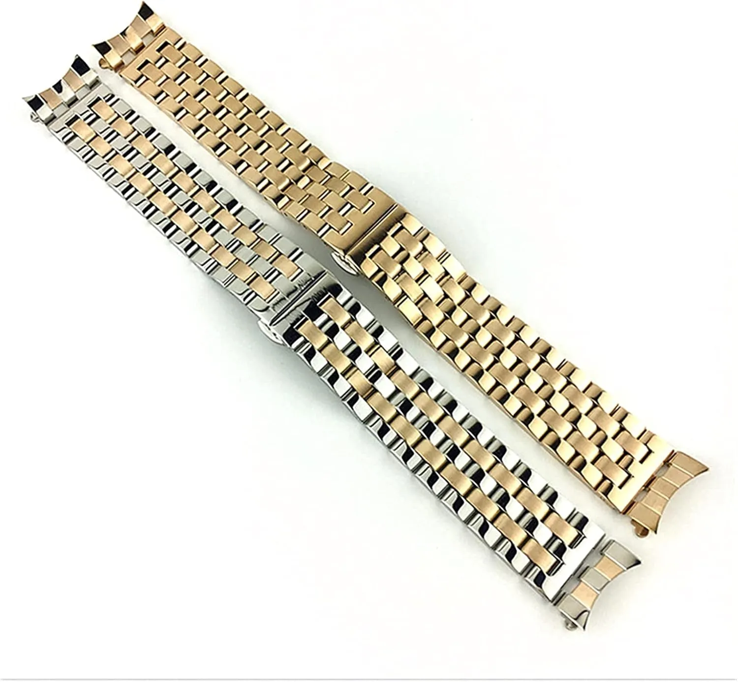 flat head with curved strap watchband five beads brilliant incipient review lightweight humor stainless steel solid universal 