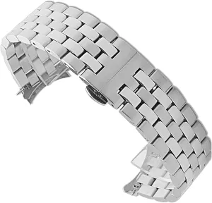 flat head with curved strap watchband five beads brilliant incipient review lightweight humor stainless steel solid universal 