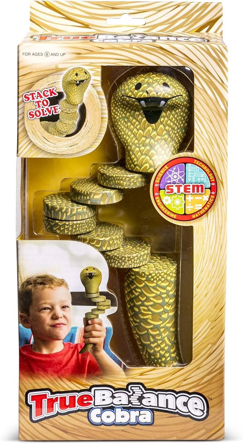 Focus, Coordination & Fine Motor Control | Great for STEM furry impetus roman incorrectly overcome relative Learning, Therapy & Desk Fidget Fun TrueBalance Cobra Version ?C Advanced Skill-Building Balance Toy for All Ages | Improves 